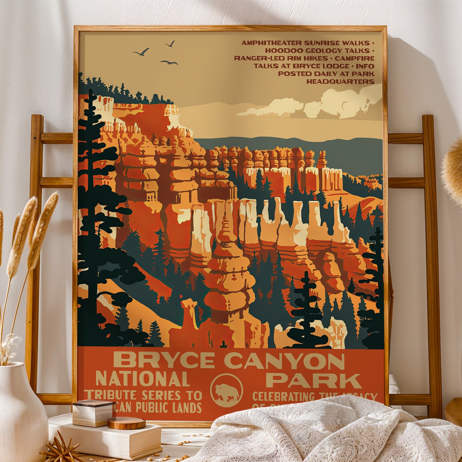 Bryce Canyon National Park Vintage WPA Art