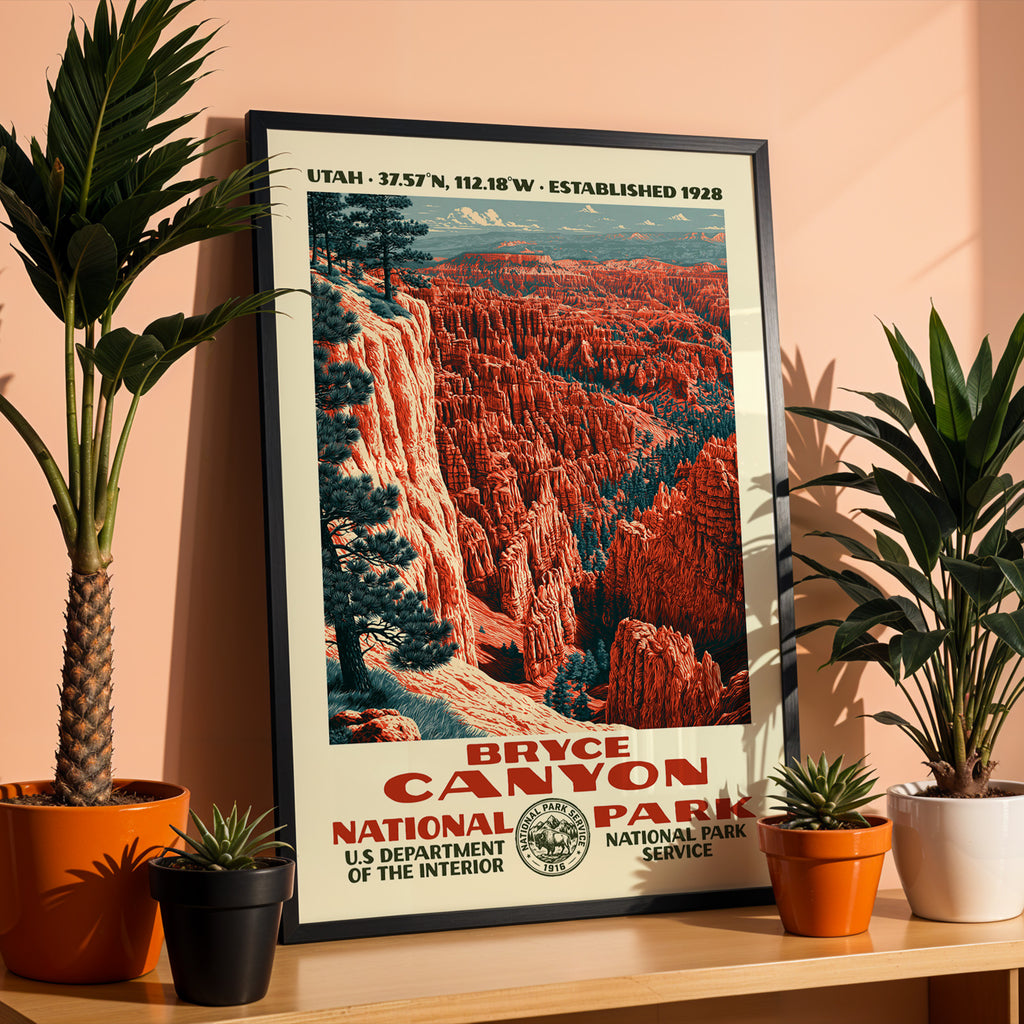 Bryce Canyon National Park Vintage WPA Art
