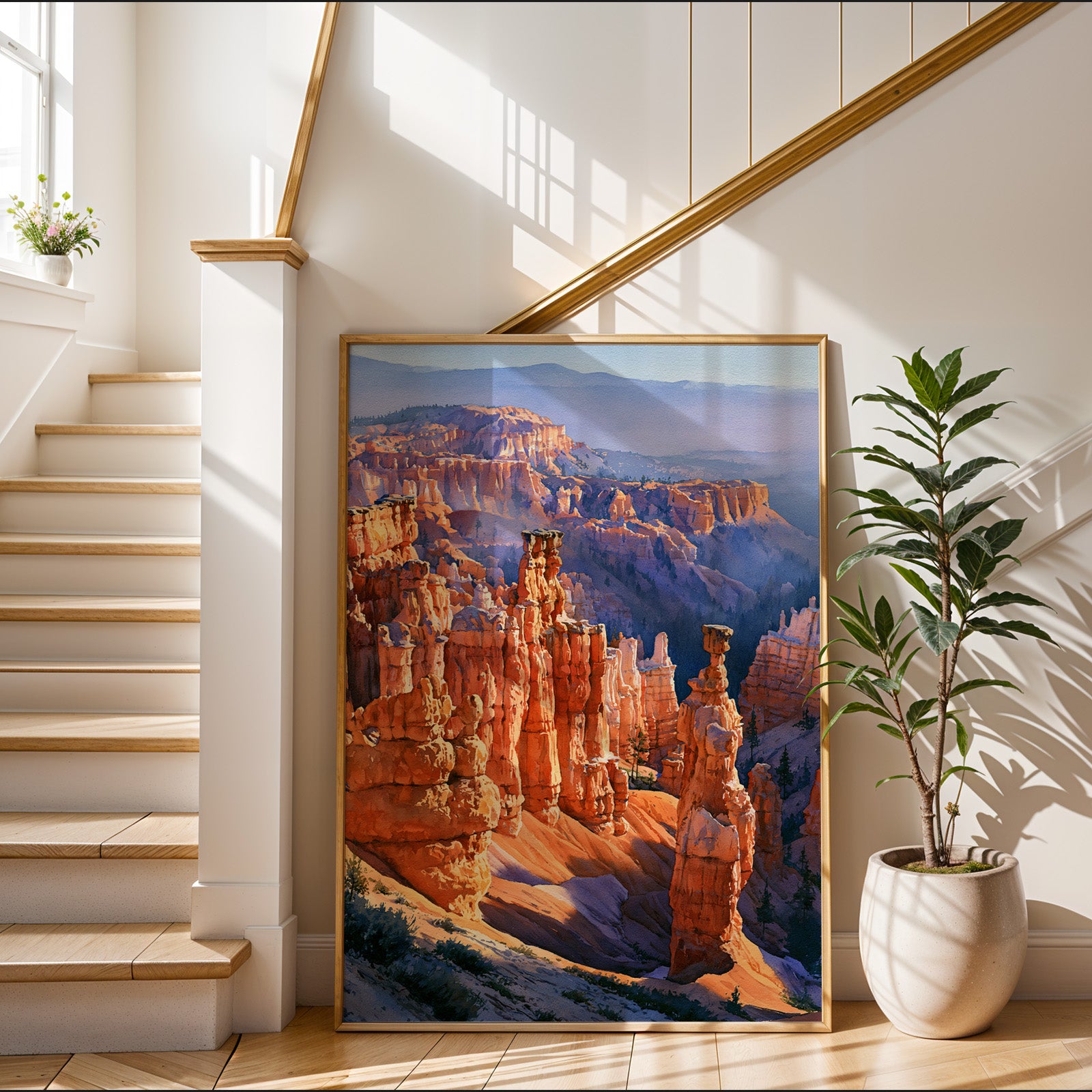 Bryce Canyon National Park Watercolor Art