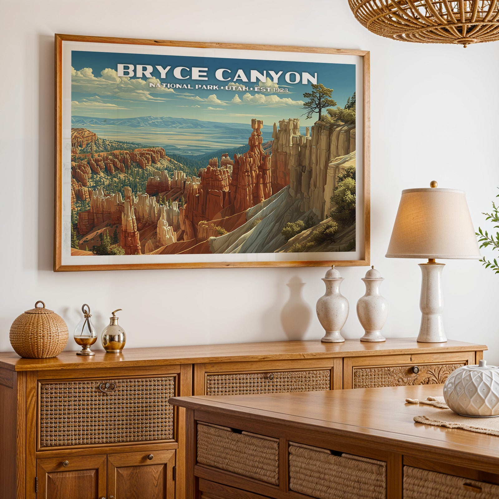 Bryce Canyon National Park Horizontal Vintage Art
