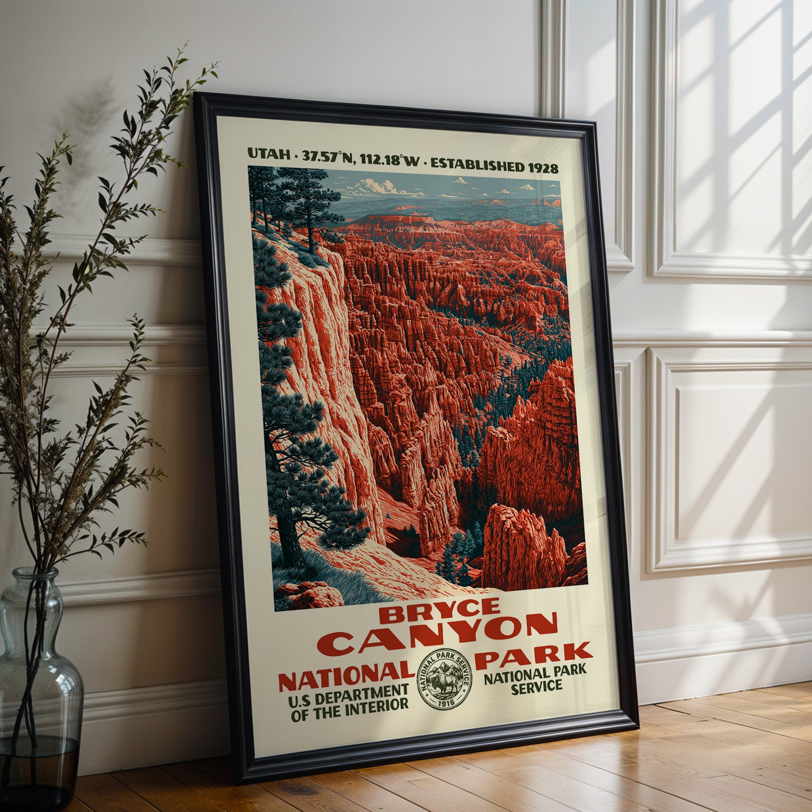 Bryce Canyon National Park Vintage WPA Art