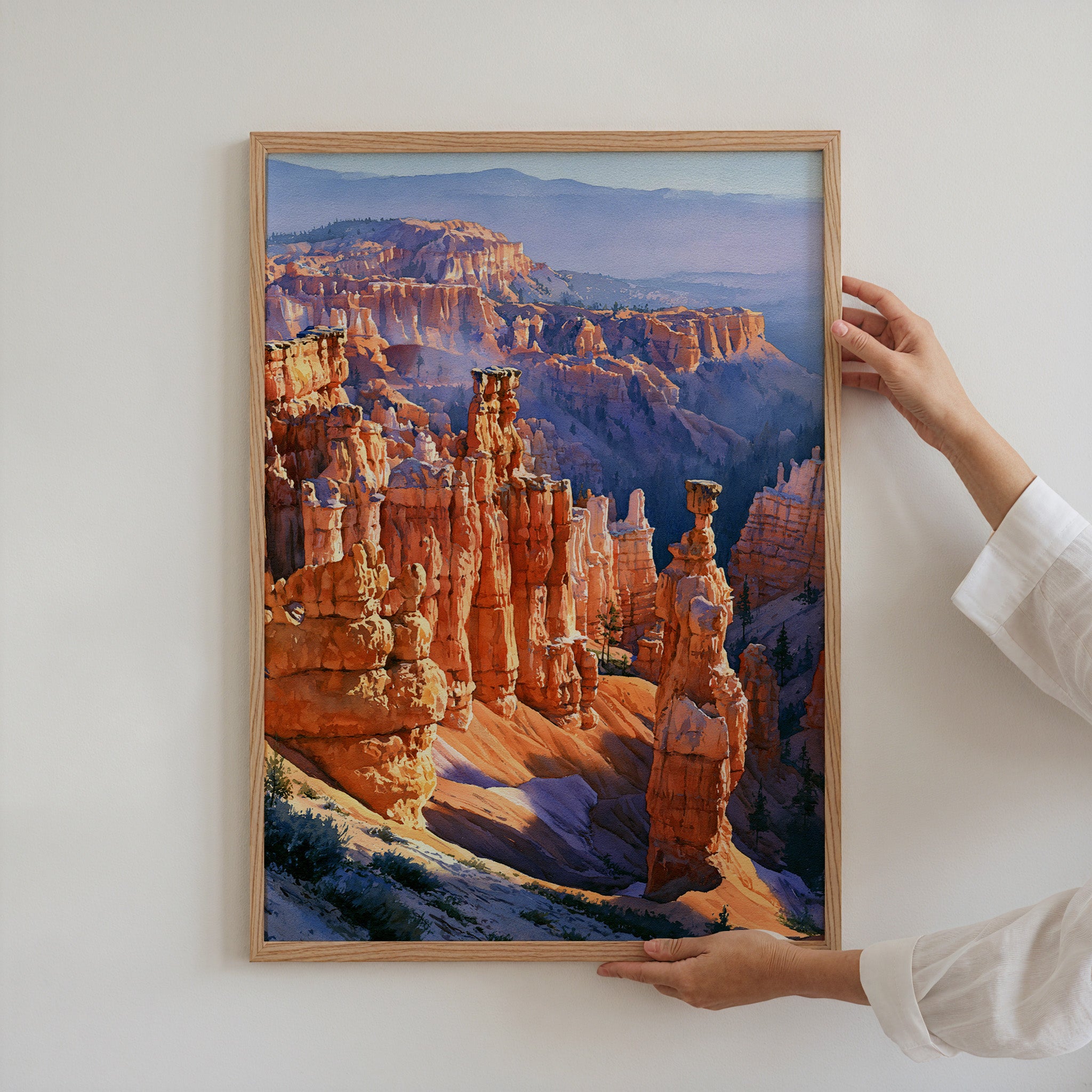 Bryce Canyon National Park Watercolor Art