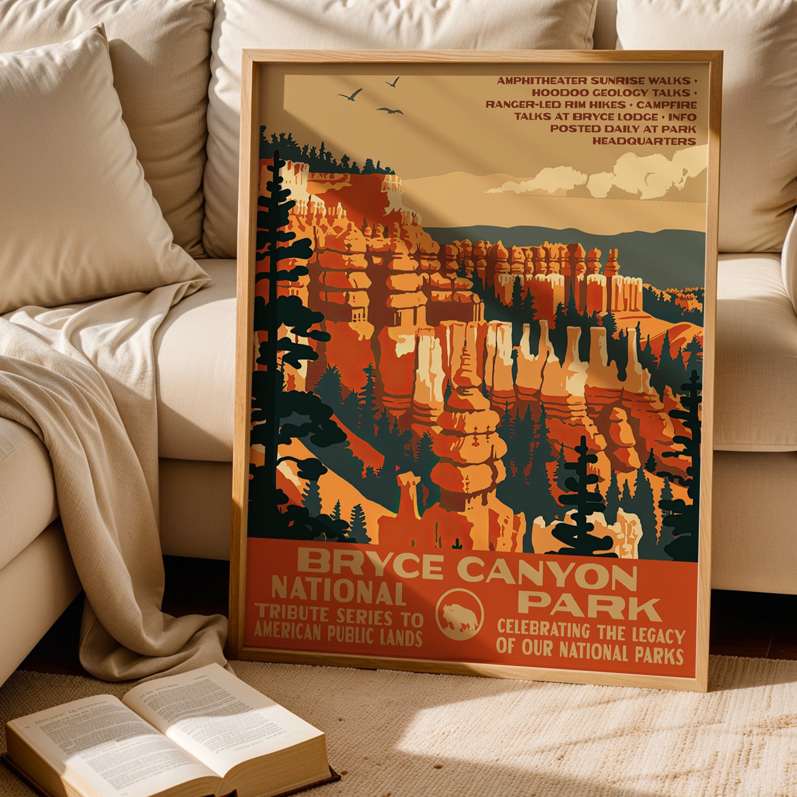 Bryce Canyon National Park Vintage WPA Art