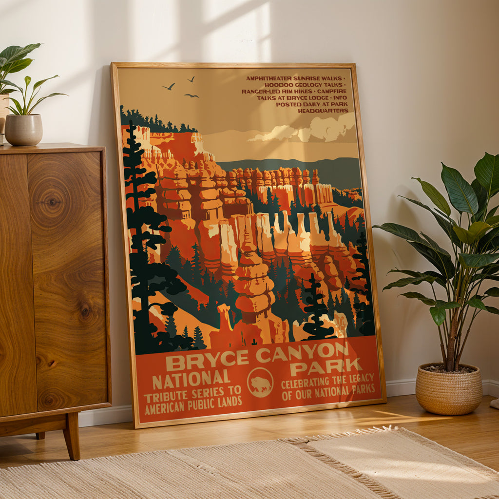 Bryce Canyon National Park Vintage WPA Art