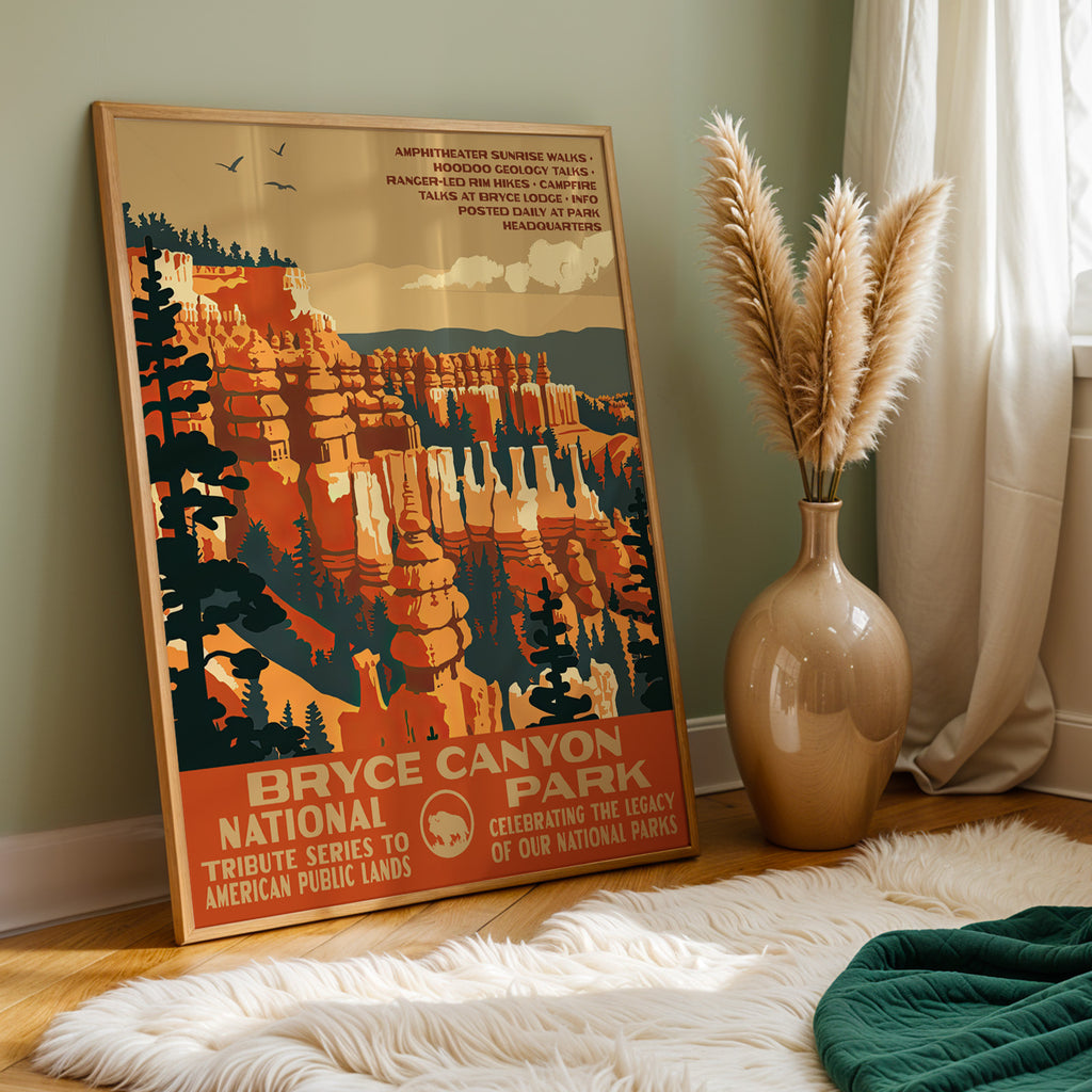 Bryce Canyon National Park Vintage WPA Art