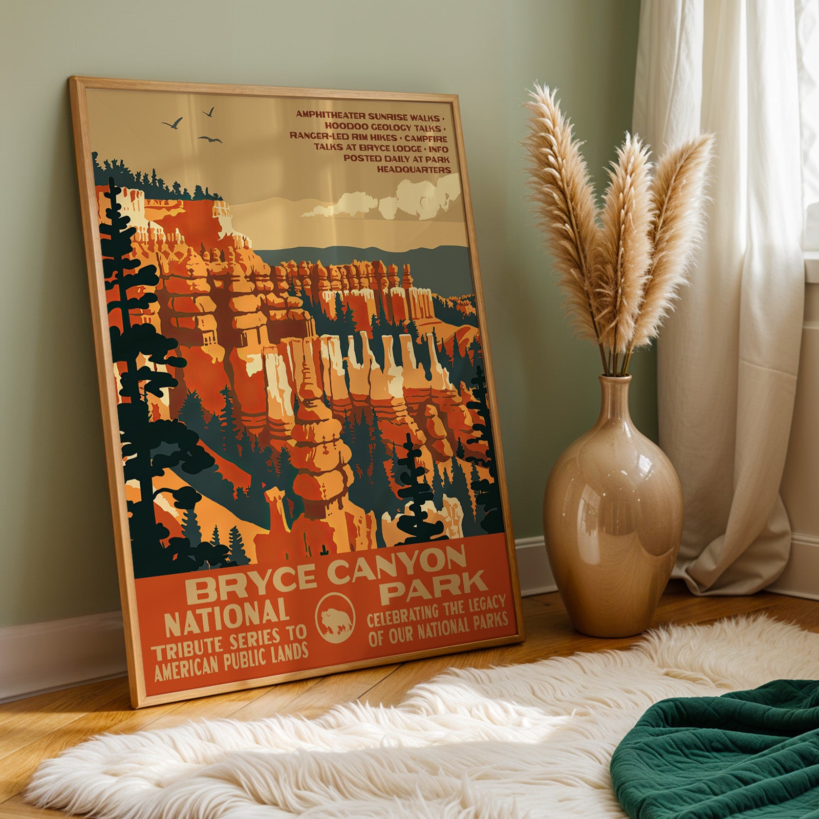 Bryce Canyon National Park Vintage WPA Art