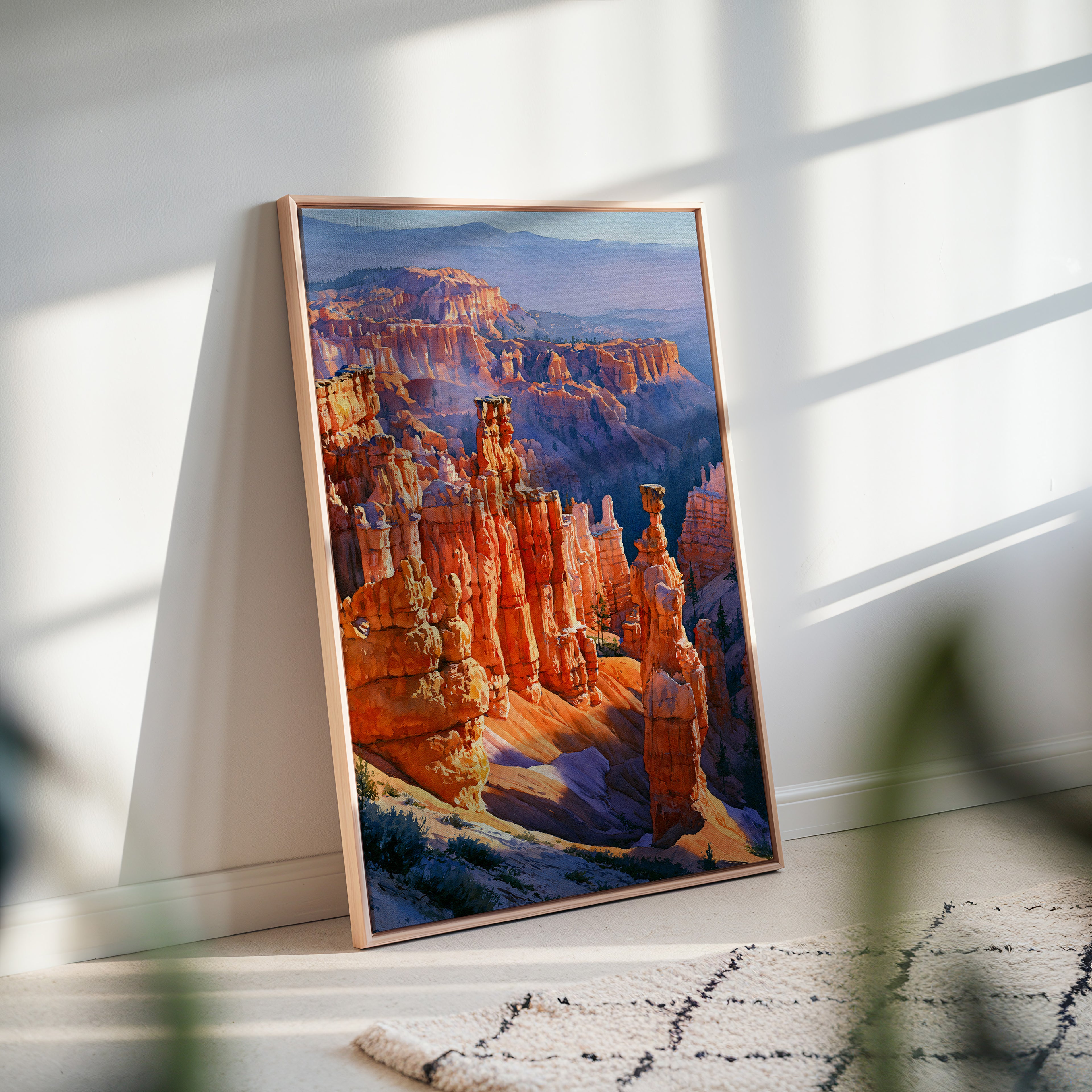 Bryce Canyon National Park Watercolor Art