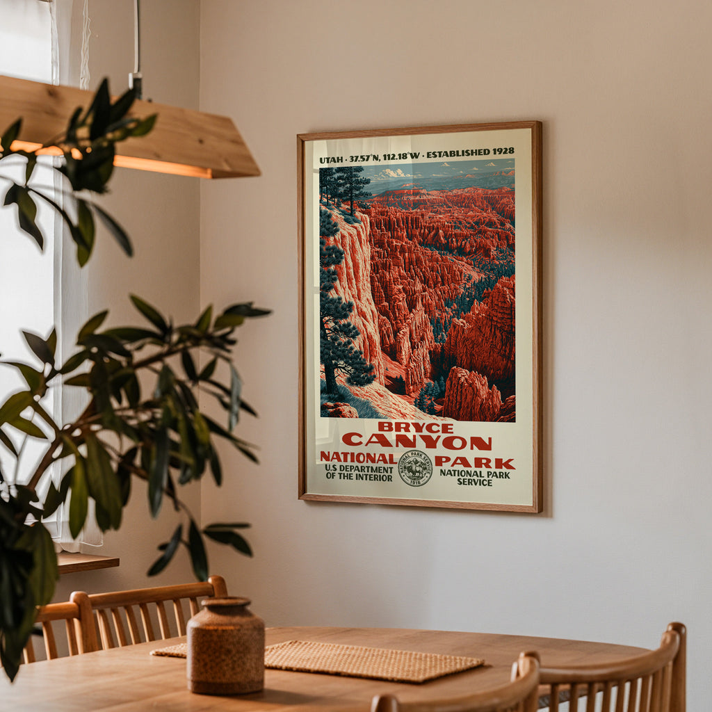 Bryce Canyon National Park Vintage WPA Art