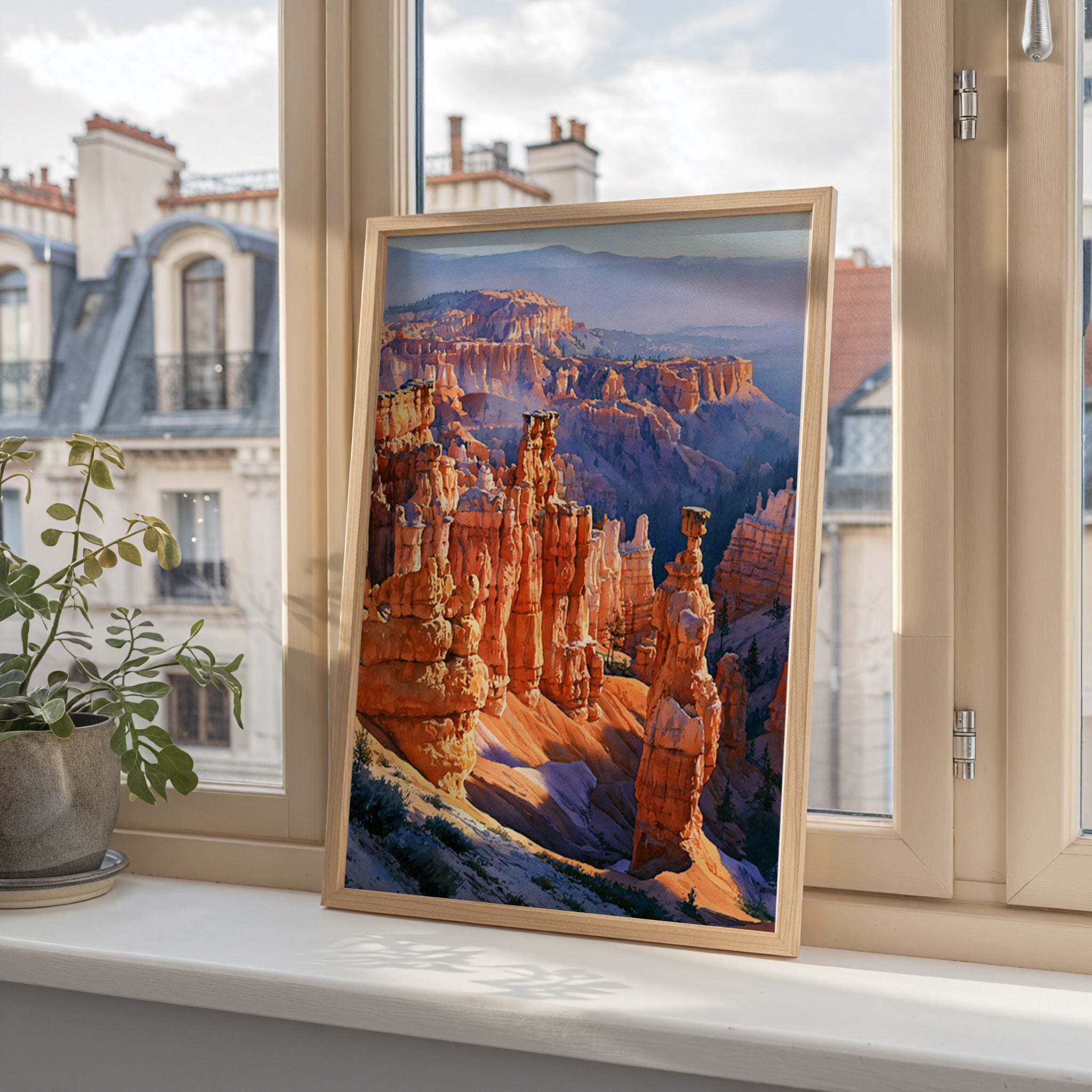 Bryce Canyon National Park Watercolor Art