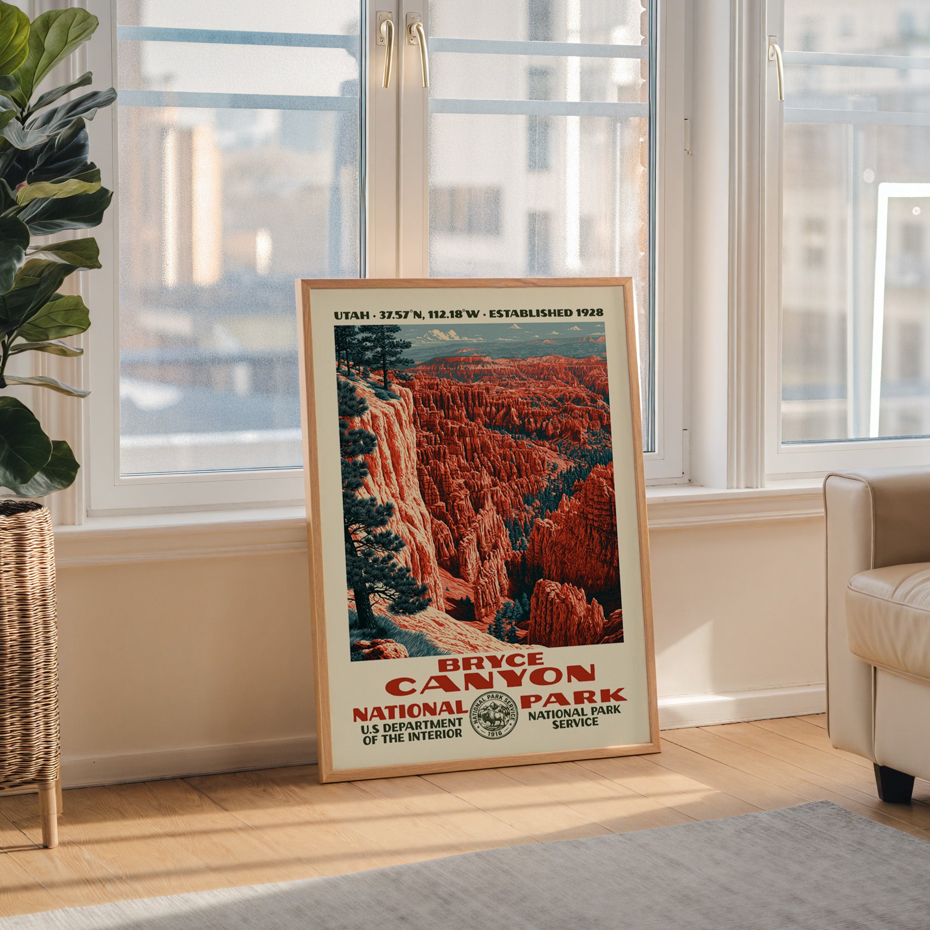 Bryce Canyon National Park Vintage WPA Art