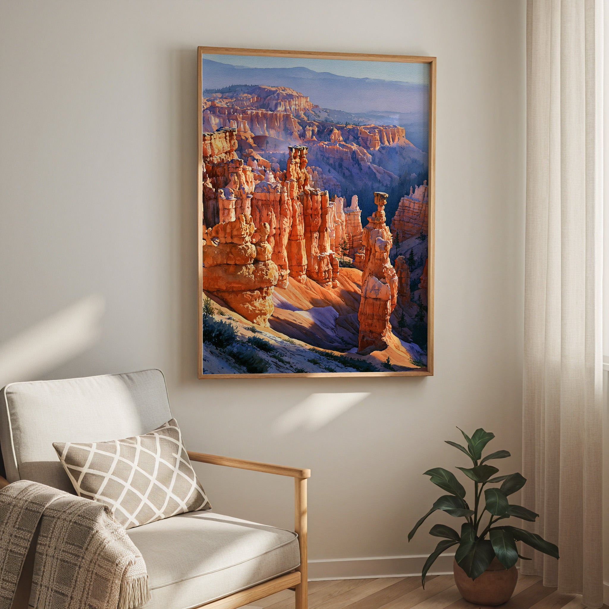 Bryce Canyon National Park Watercolor Art