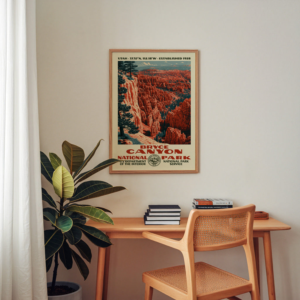 Bryce Canyon National Park Vintage WPA Art
