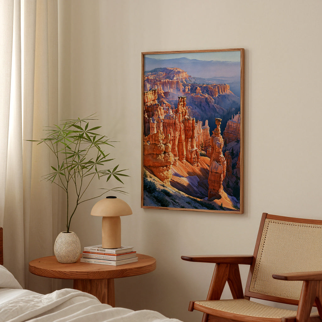 Bryce Canyon National Park Watercolor Art