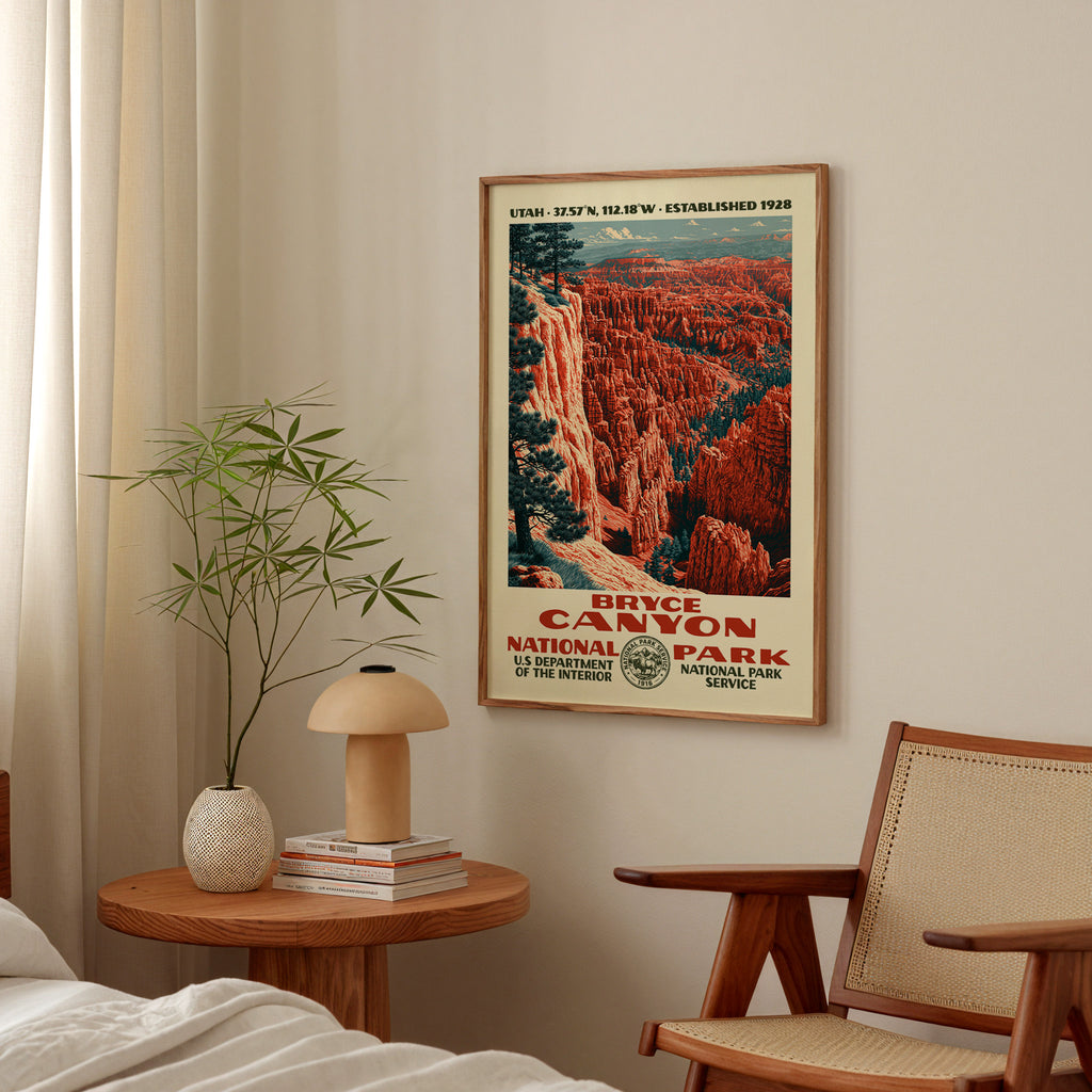 Bryce Canyon National Park Vintage WPA Art
