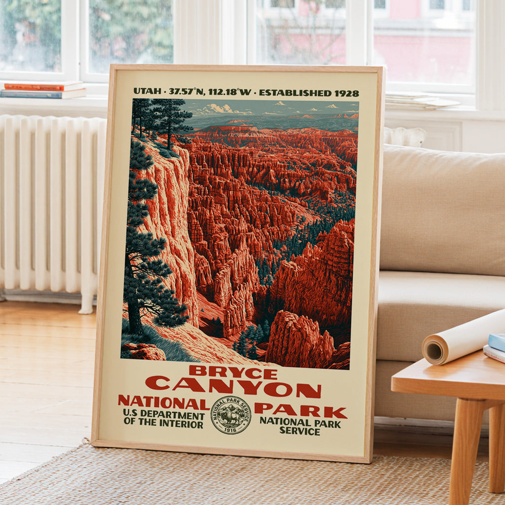 Bryce Canyon National Park Vintage WPA Art