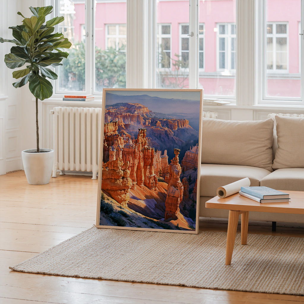 Bryce Canyon National Park Watercolor Art