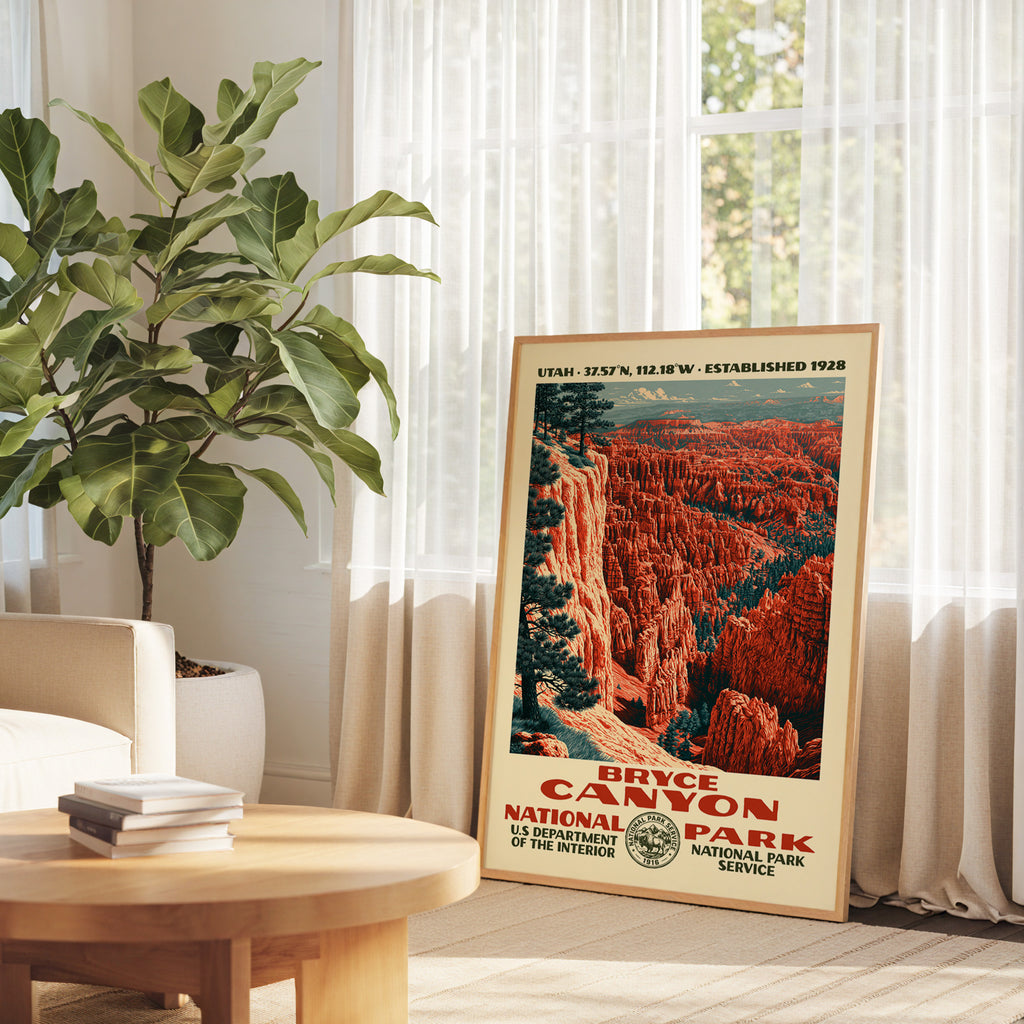 Bryce Canyon National Park Vintage WPA Art