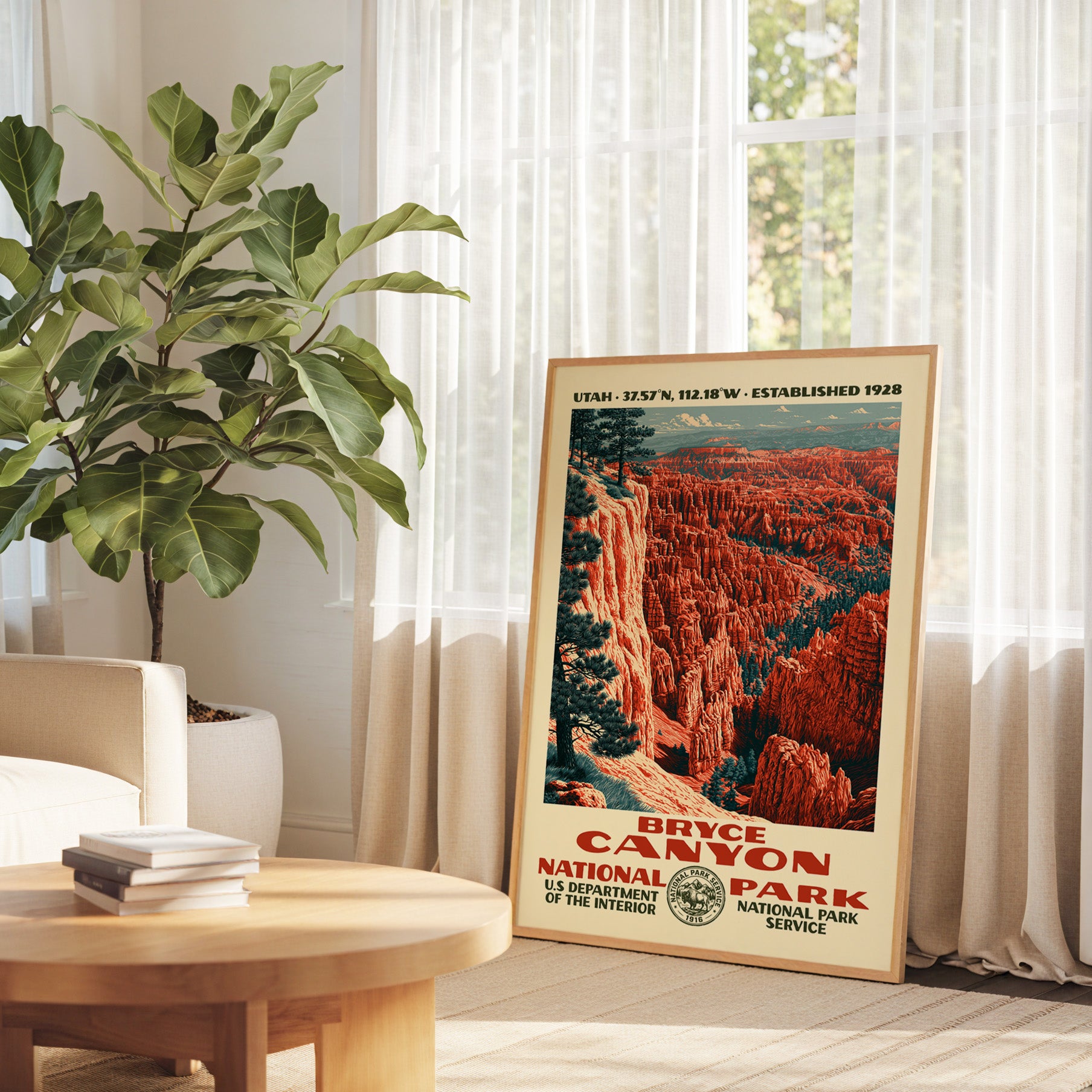 Bryce Canyon National Park Vintage WPA Art