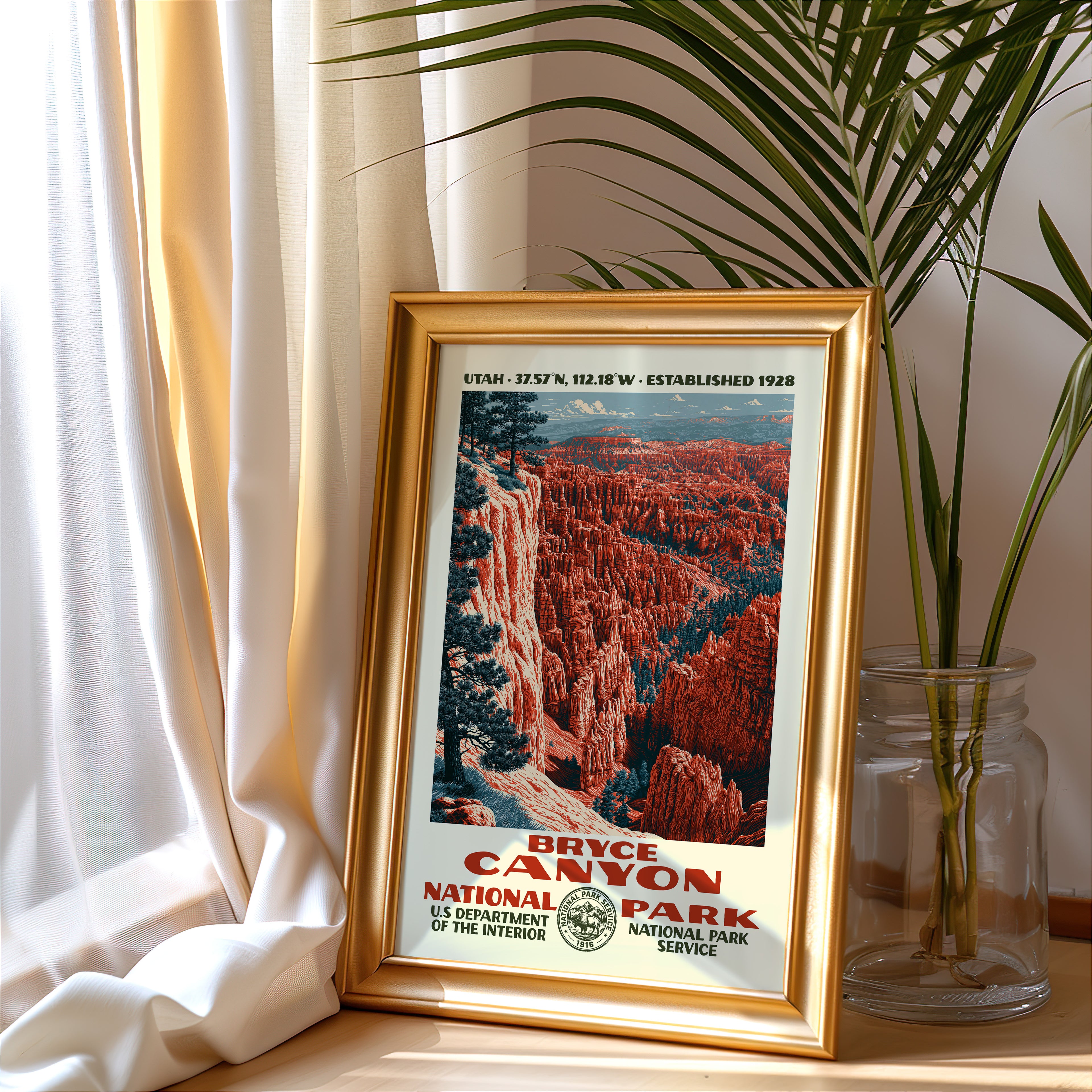 Bryce Canyon National Park Vintage WPA Art