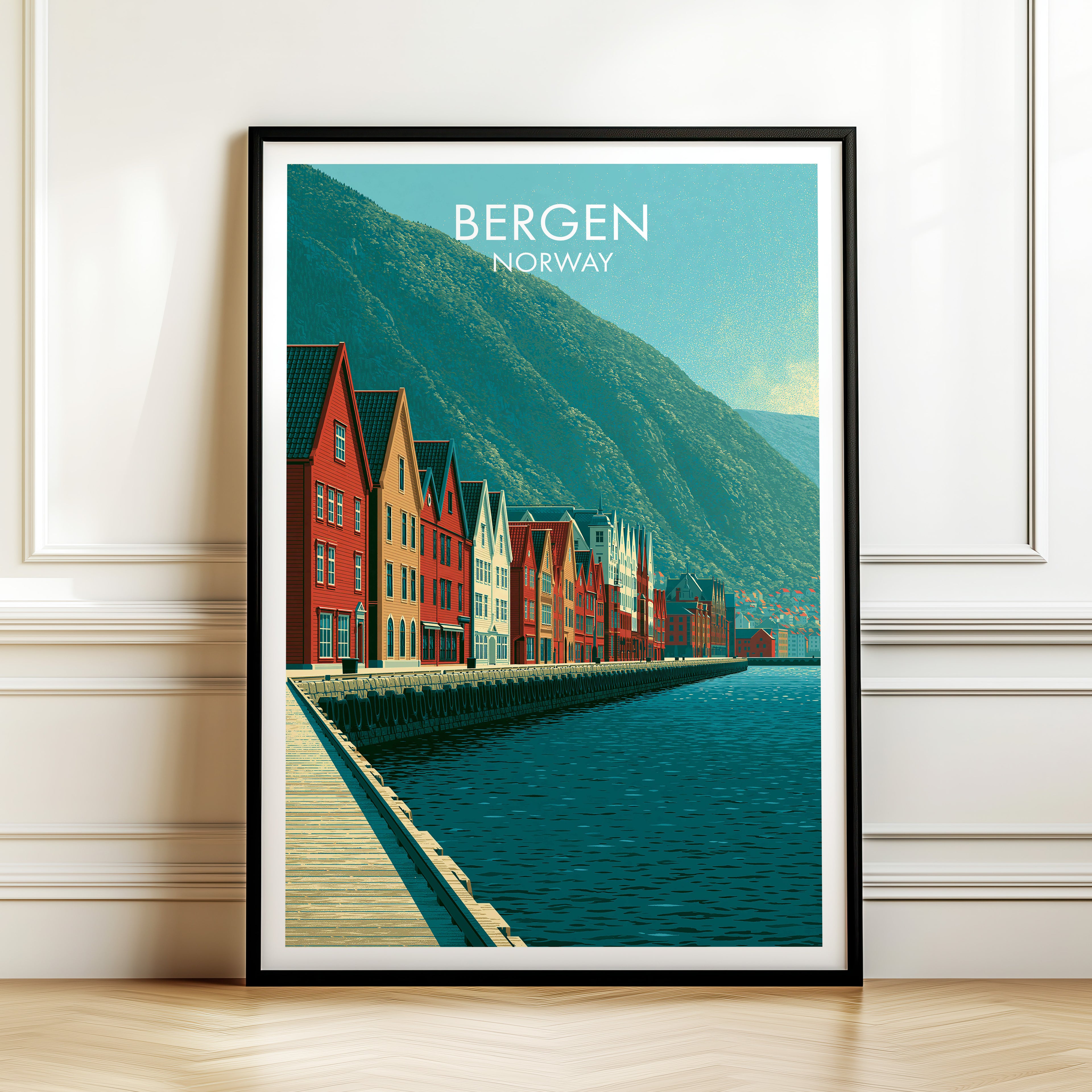 Bryggen, Bergen, Norvège