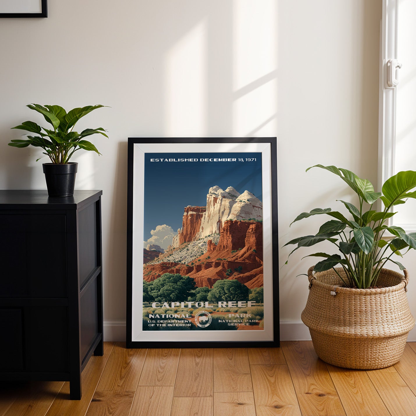 Capitol Reef National Park Vintage WPA