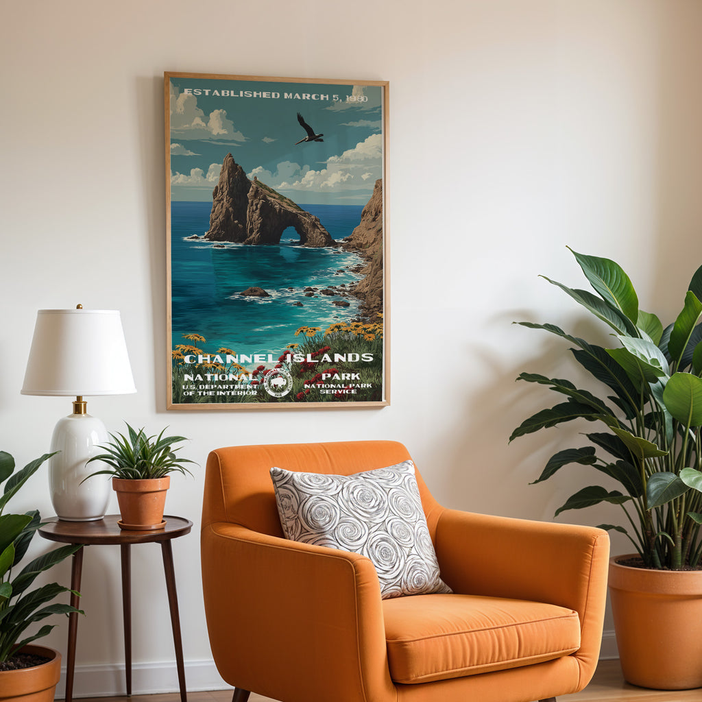 Channel Islands National Park Vintage WPA