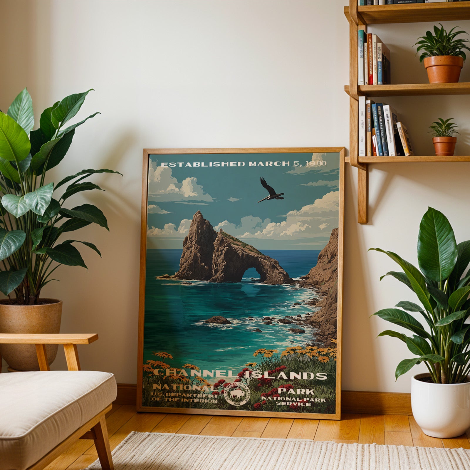 Channel Islands National Park Vintage WPA