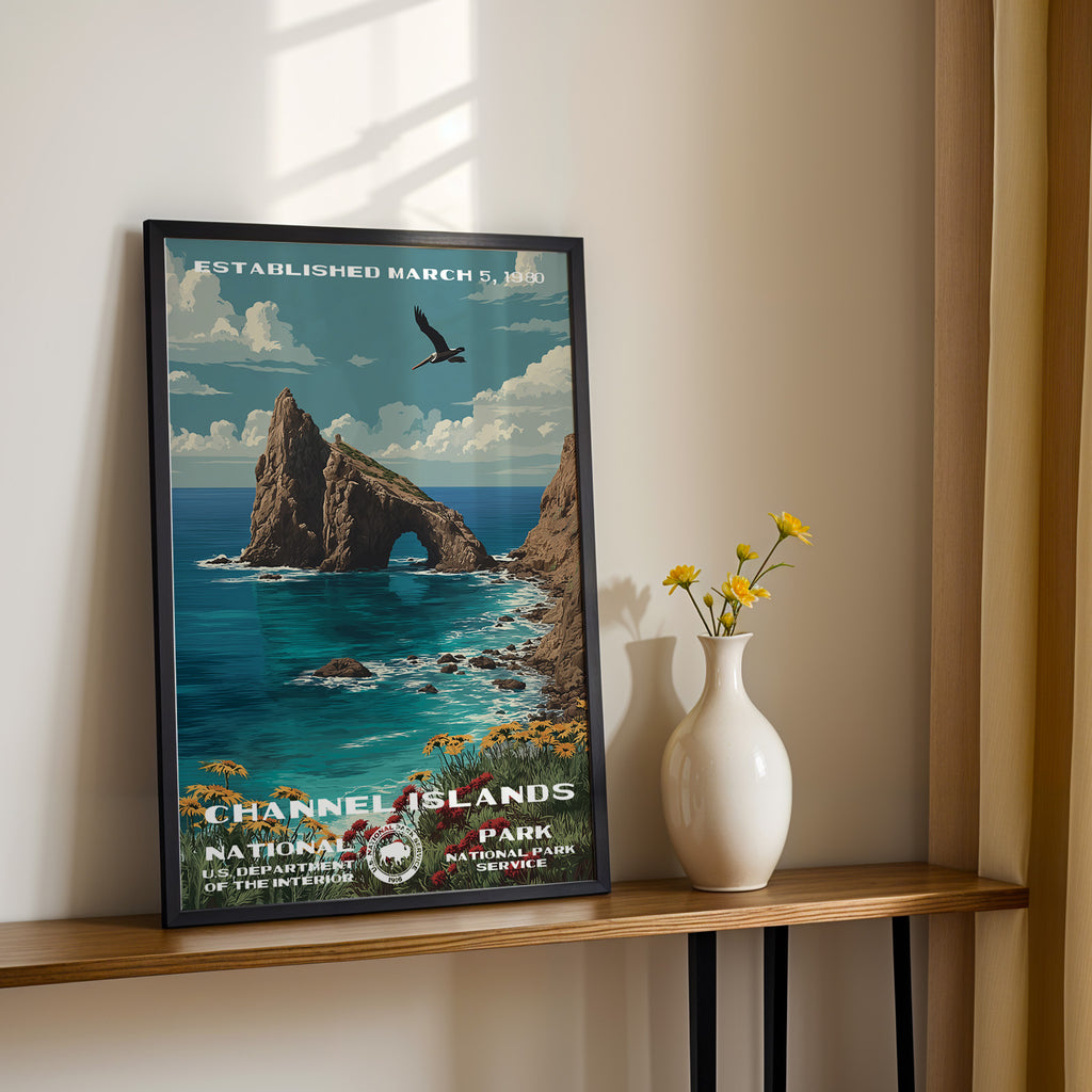Channel Islands National Park Vintage WPA