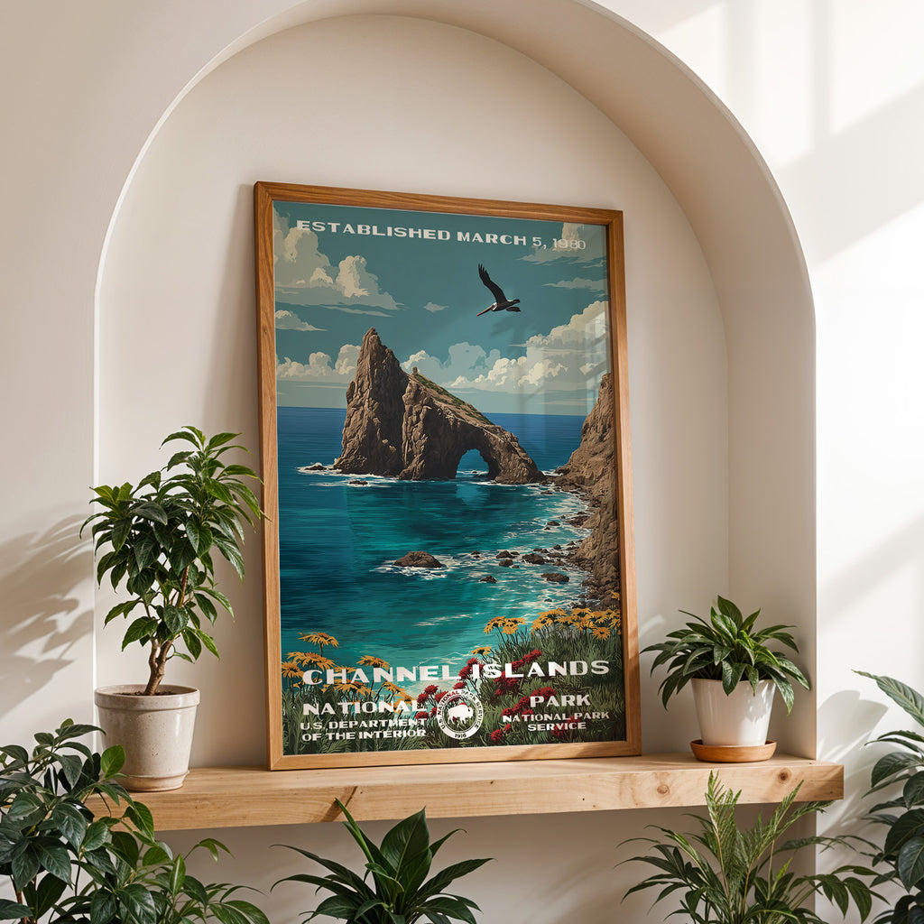 Channel Islands National Park Vintage WPA