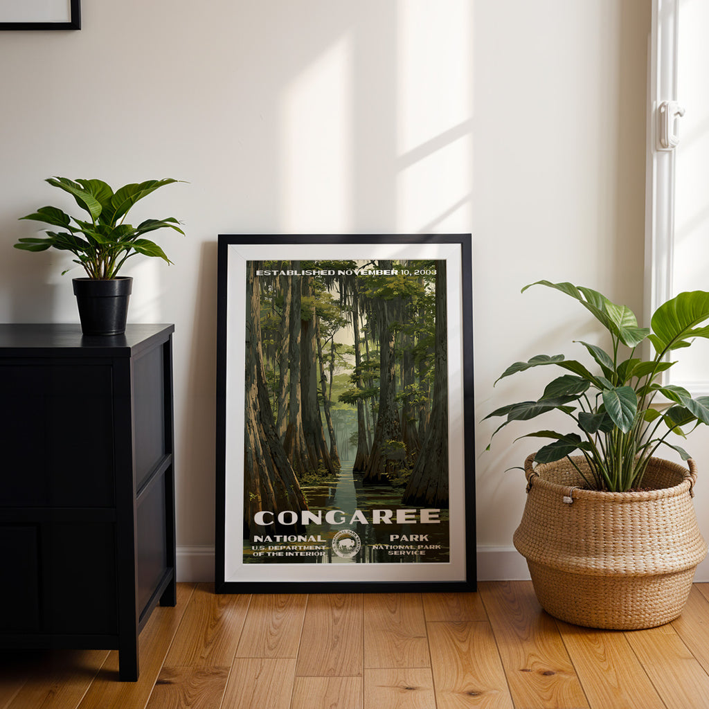 Congaree National Park Vintage WPA