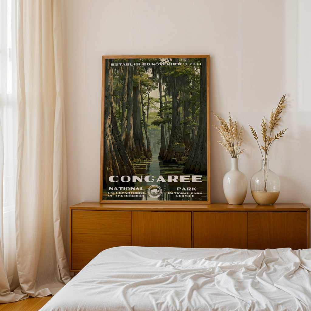 Congaree National Park Vintage WPA