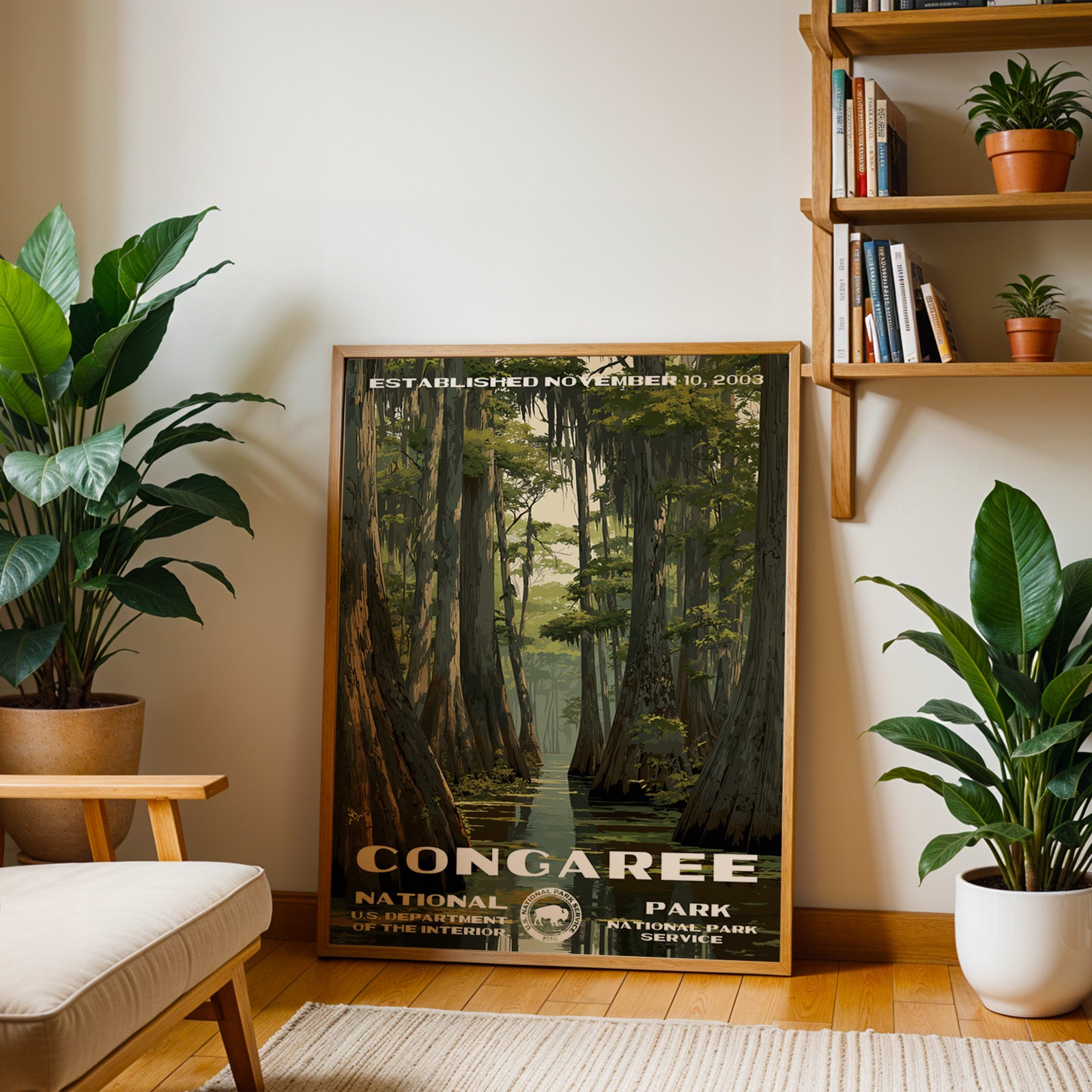 Congaree National Park Vintage WPA