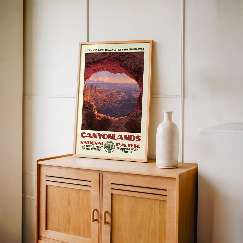 Canyonlands National Park Vintage WPA Art