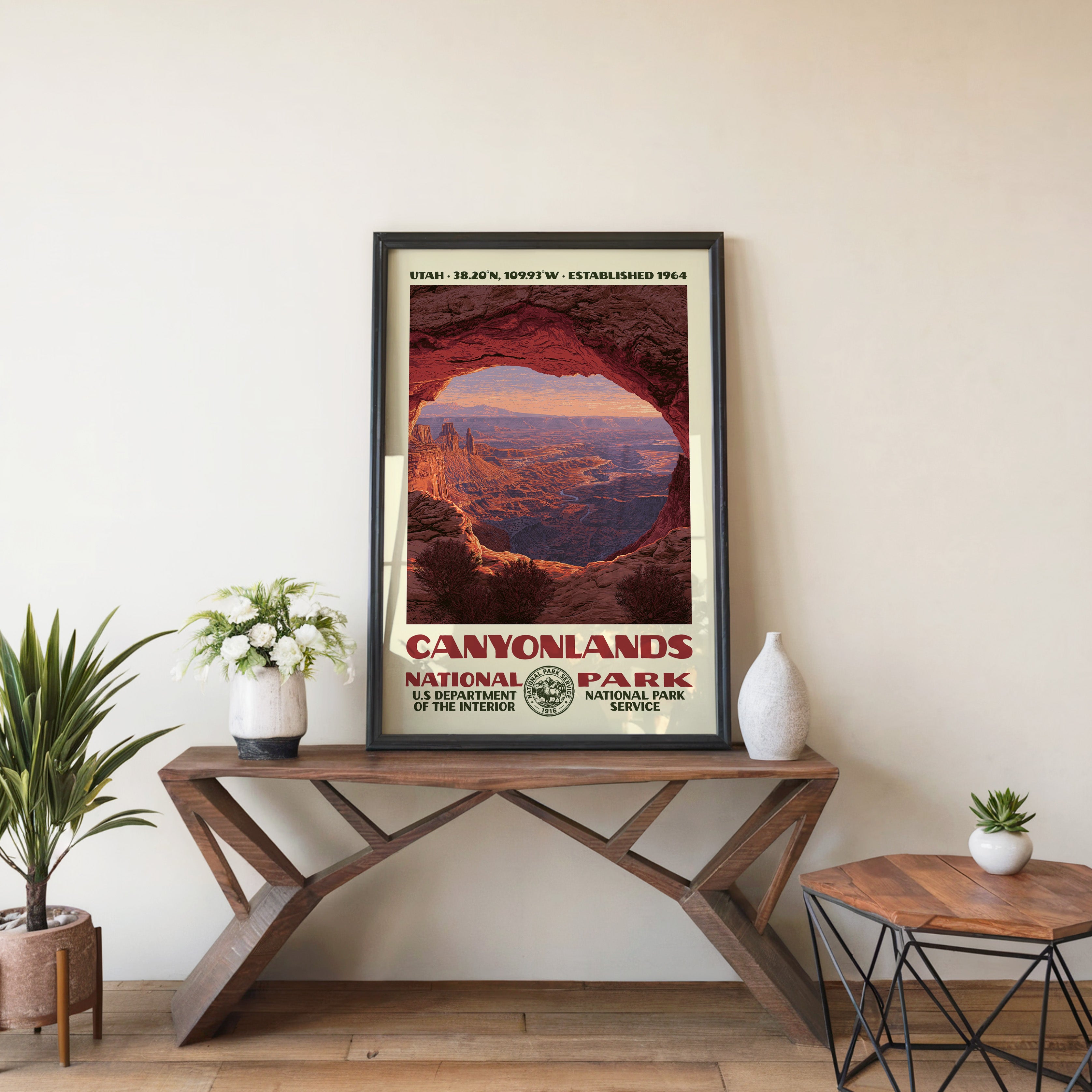 Canyonlands National Park Vintage WPA Art