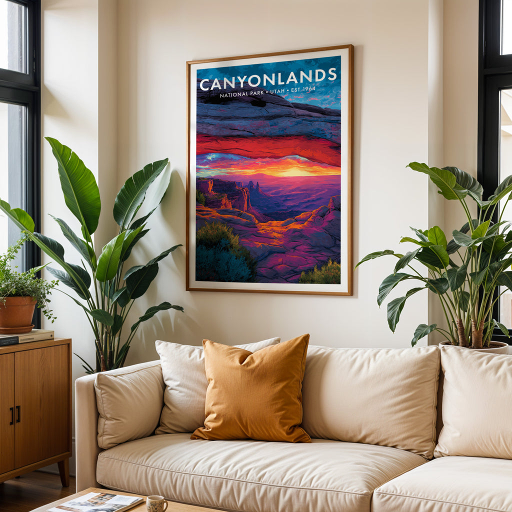 Retro Canyonlands National Park Print