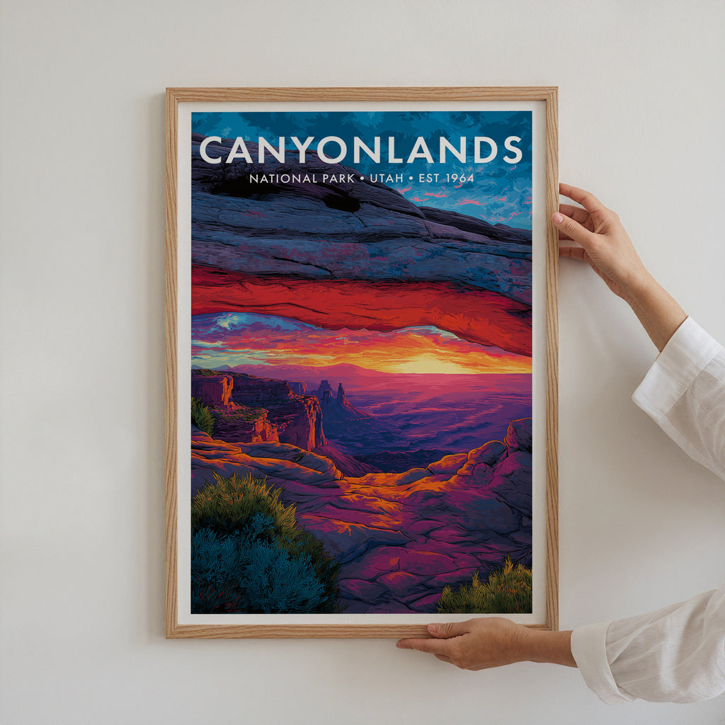 Retro Canyonlands National Park Print