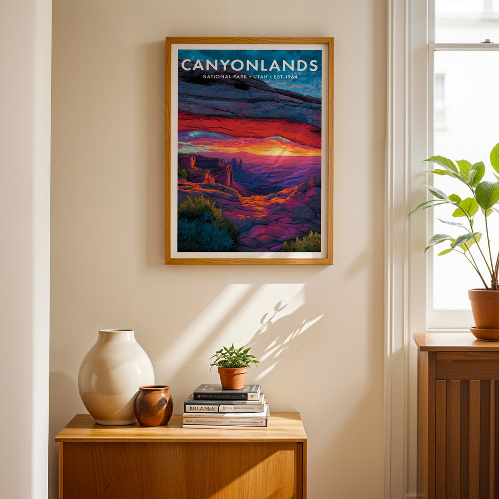 Retro Canyonlands National Park Print