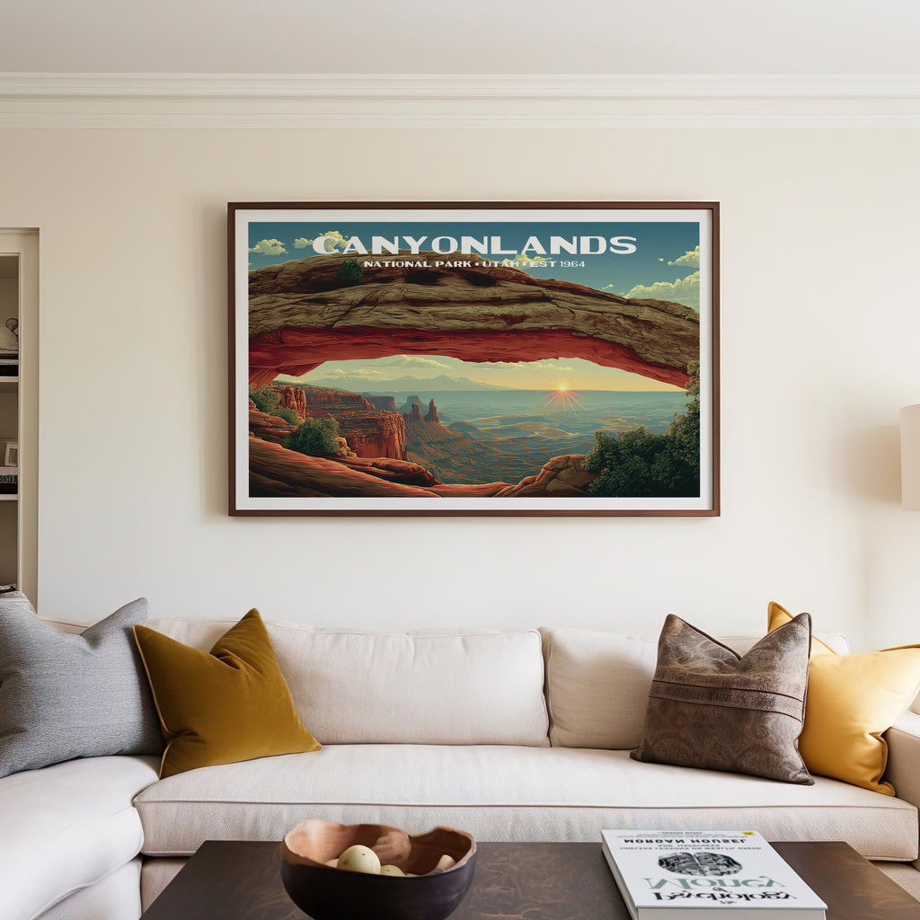 Canyonlands National Park Horizontal Vintage Art