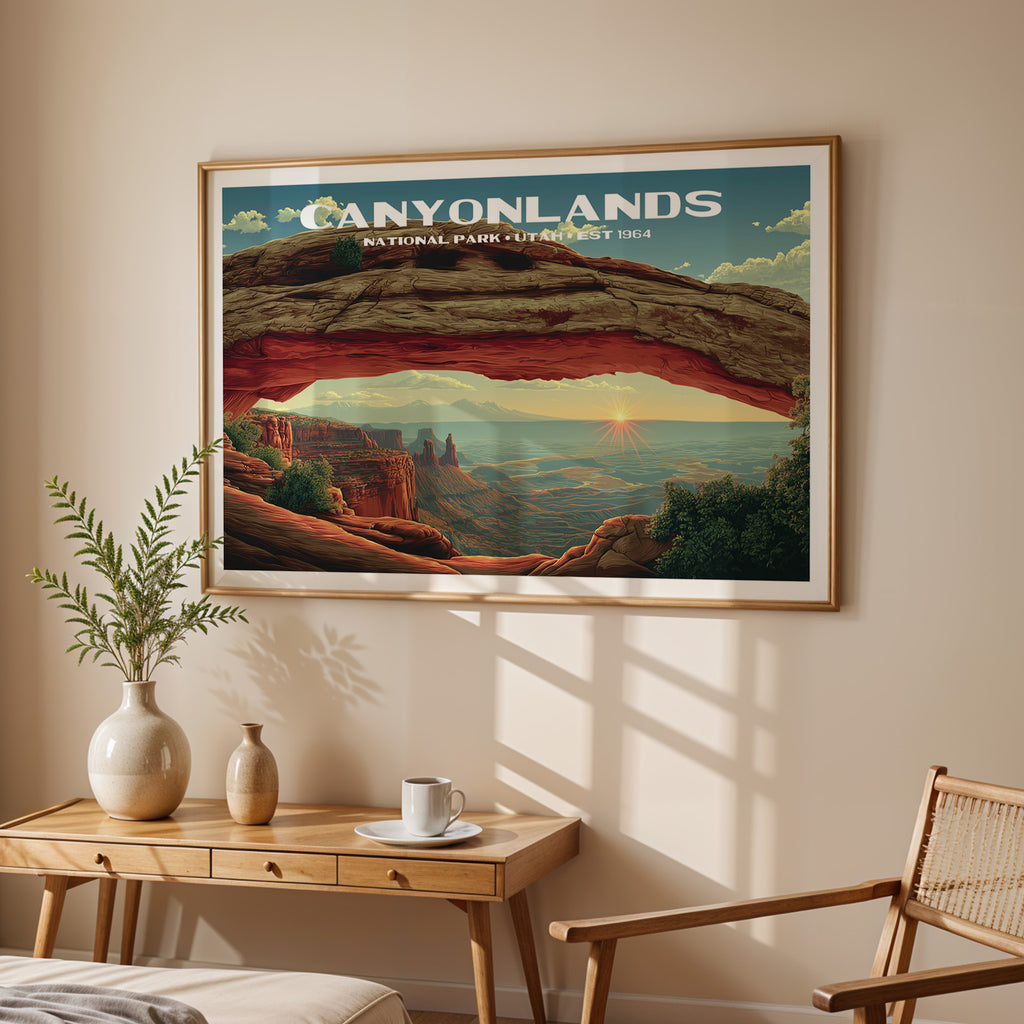 Canyonlands National Park Horizontal Vintage Art