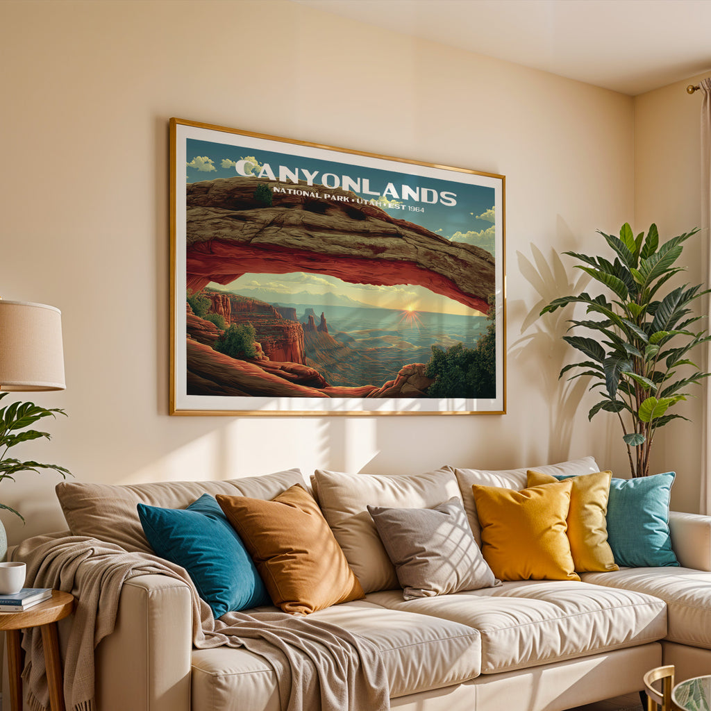 Canyonlands National Park Horizontal Vintage Art