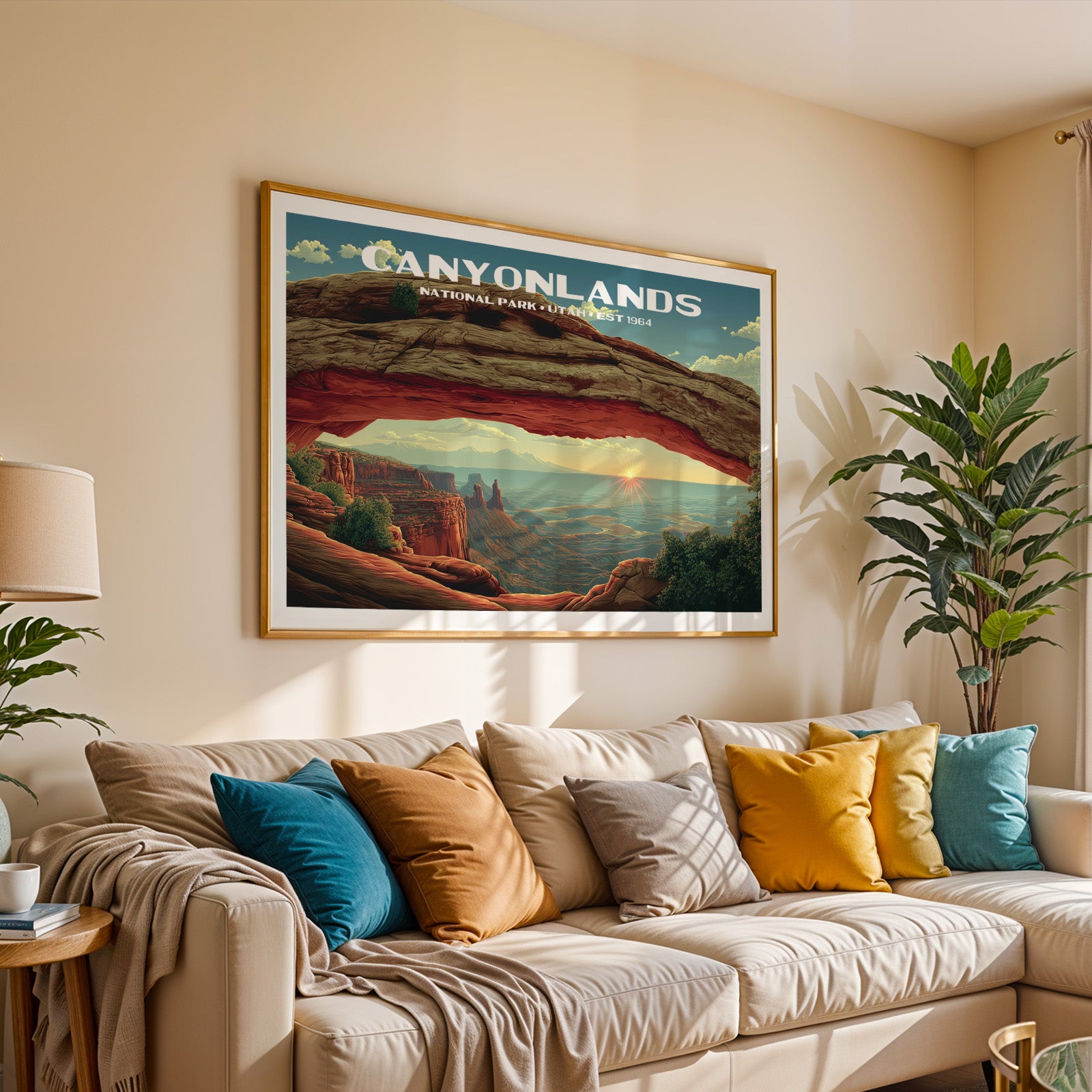 Canyonlands National Park Horizontal Vintage Art