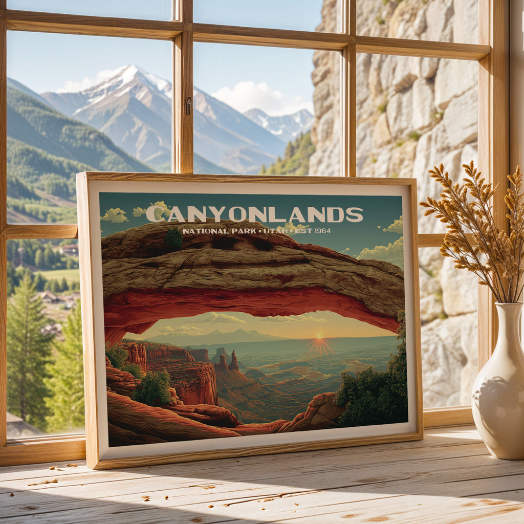Canyonlands National Park Horizontal Vintage Art