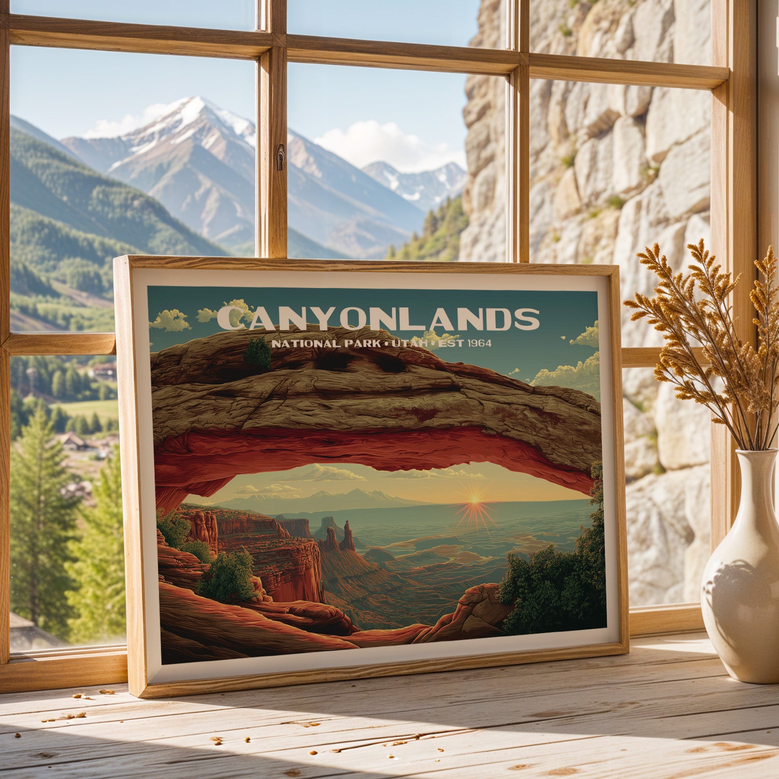 Canyonlands National Park Horizontal Vintage Art