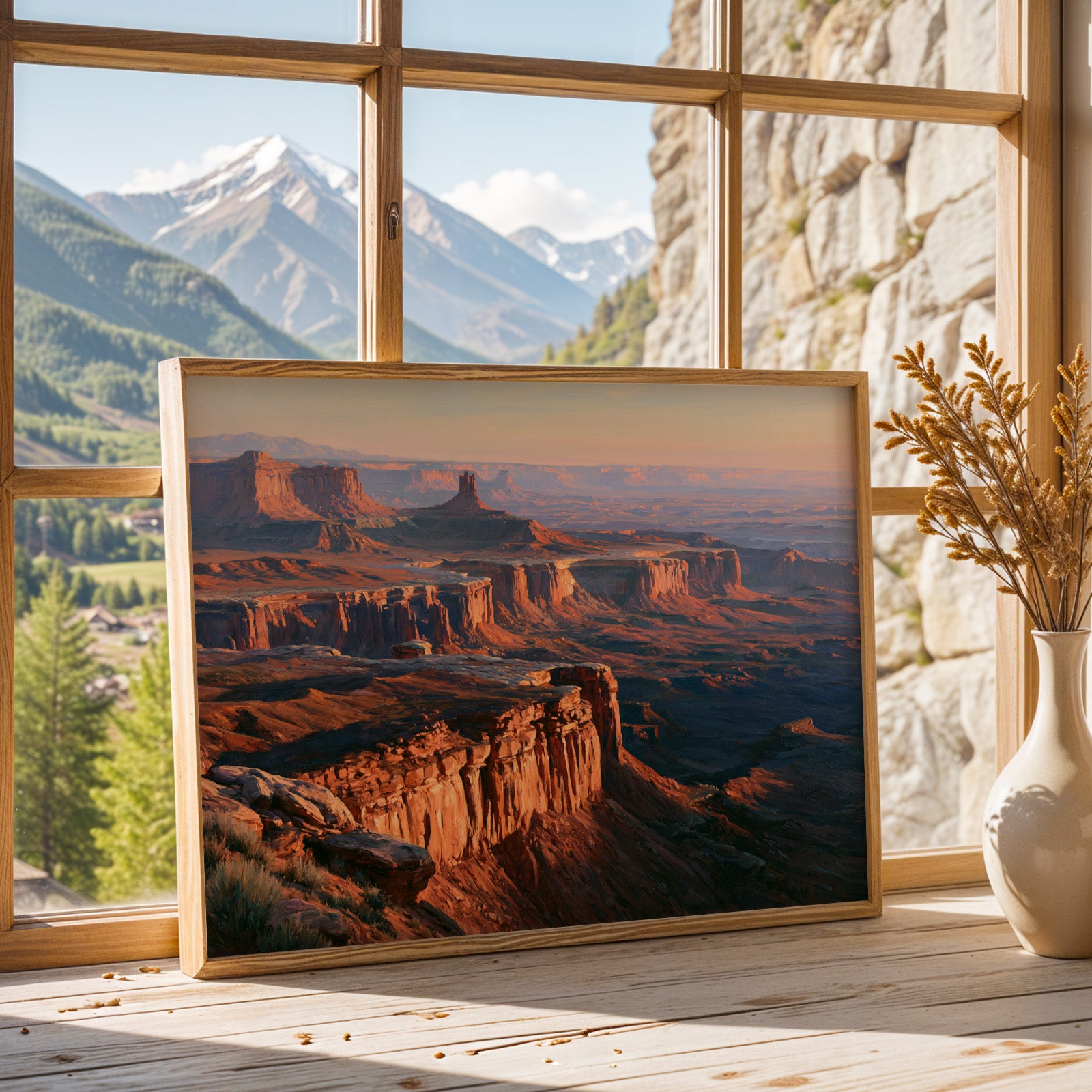 Canyonlands National Park Classical Oil Painting