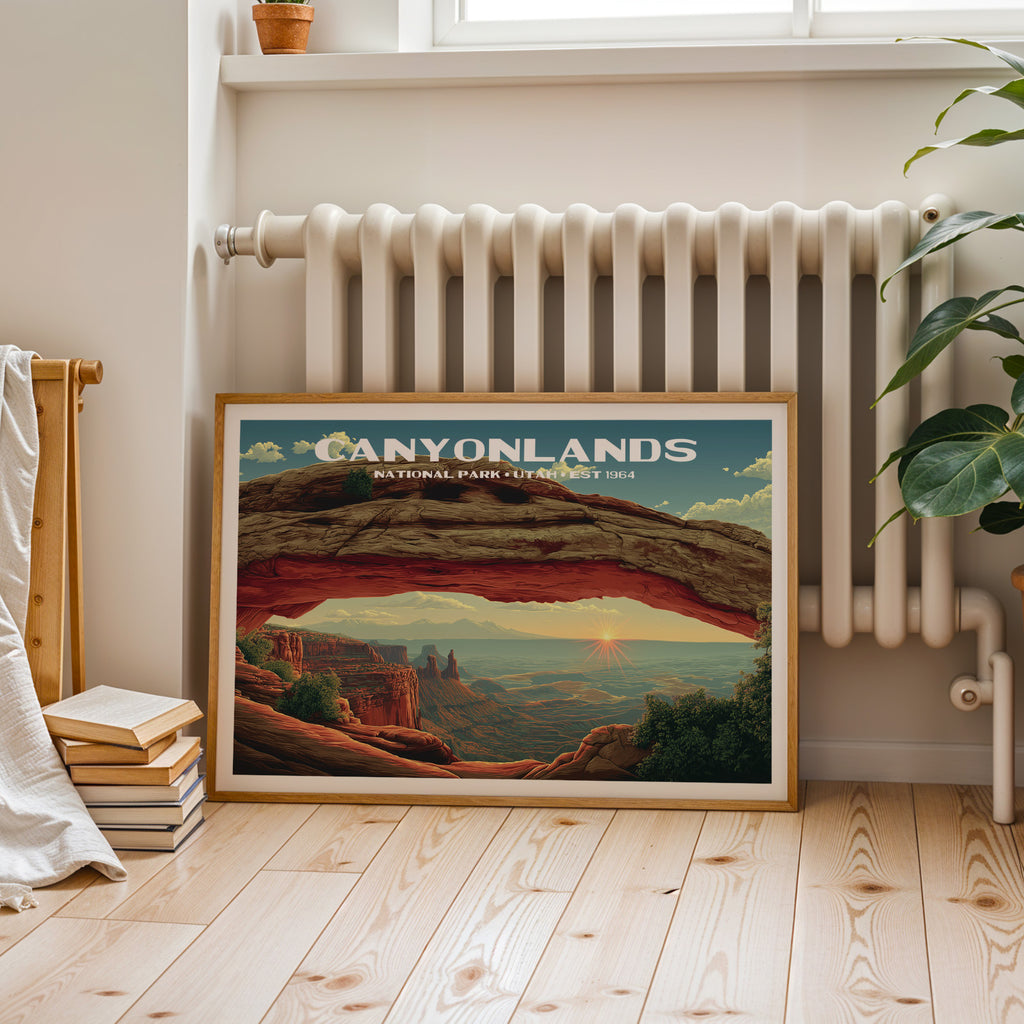 Canyonlands National Park Horizontal Vintage Art