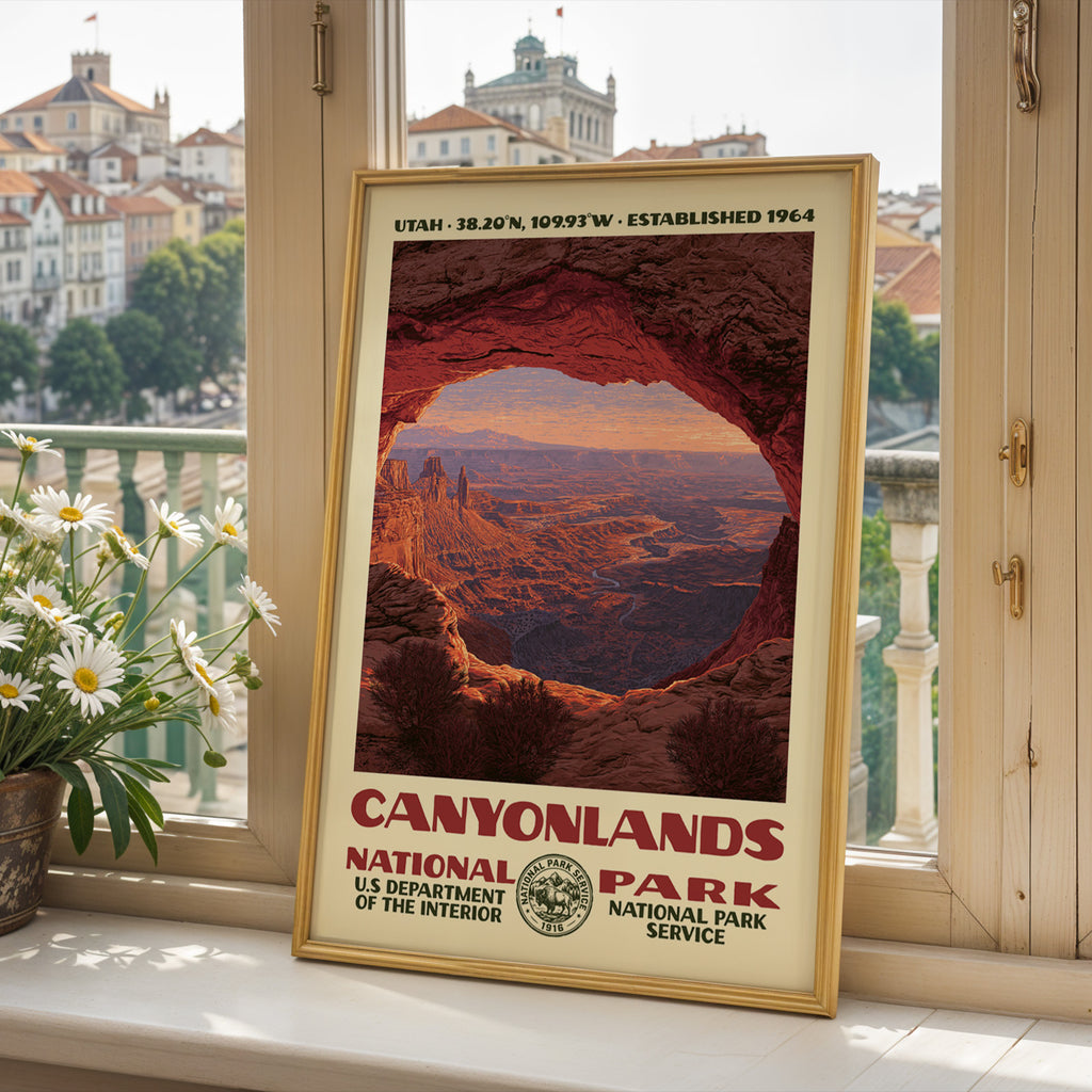 Canyonlands National Park Vintage WPA Art