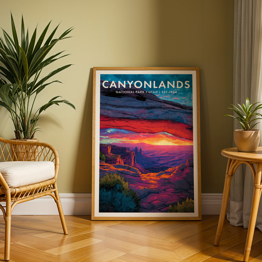 Retro Canyonlands National Park Print