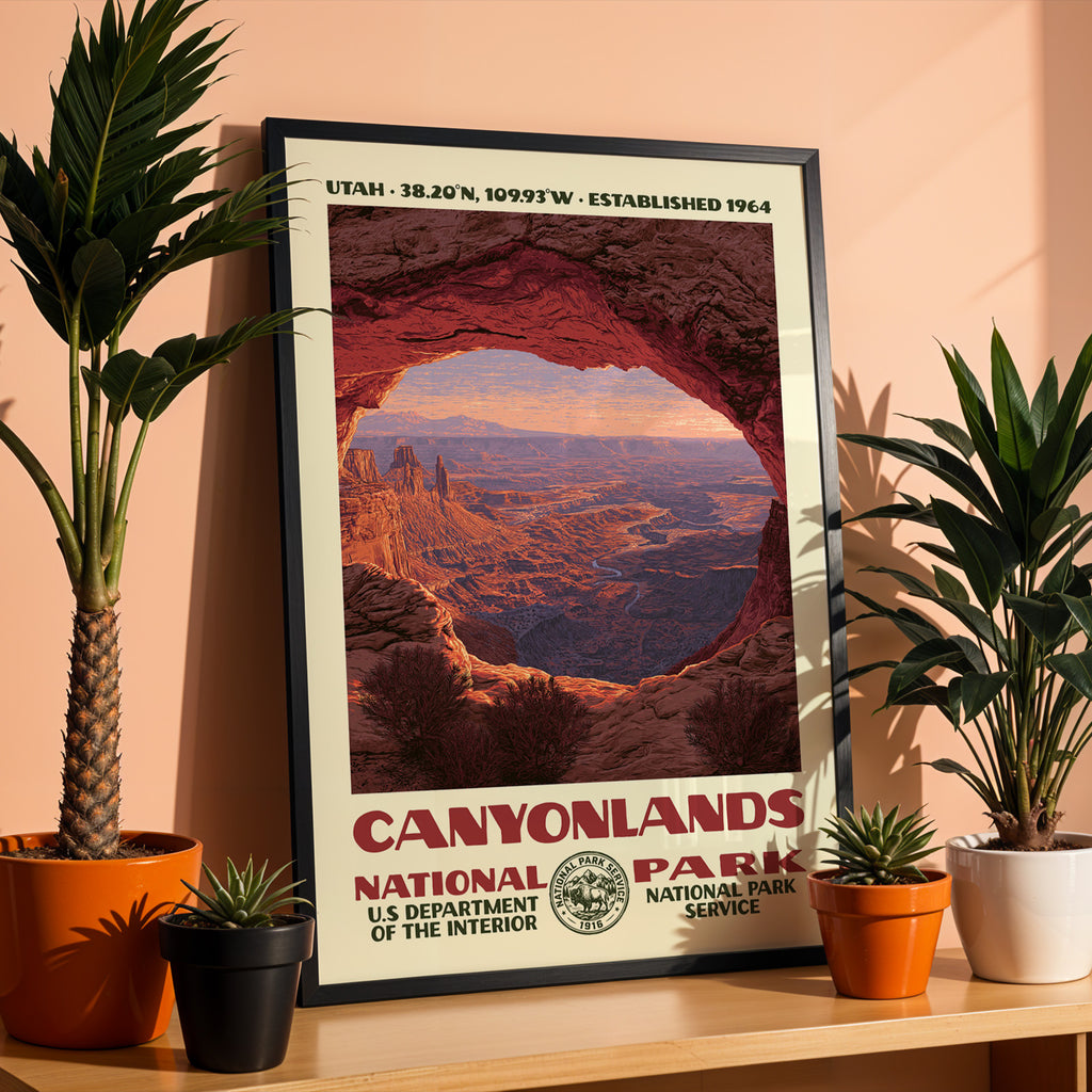 Canyonlands National Park Vintage WPA Art