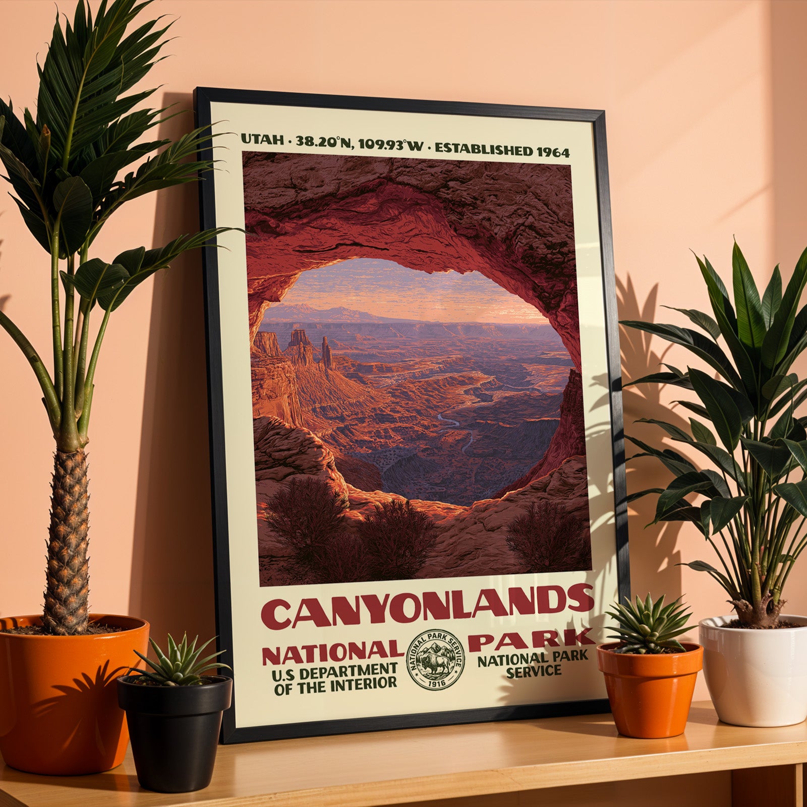 Canyonlands National Park Vintage WPA Art