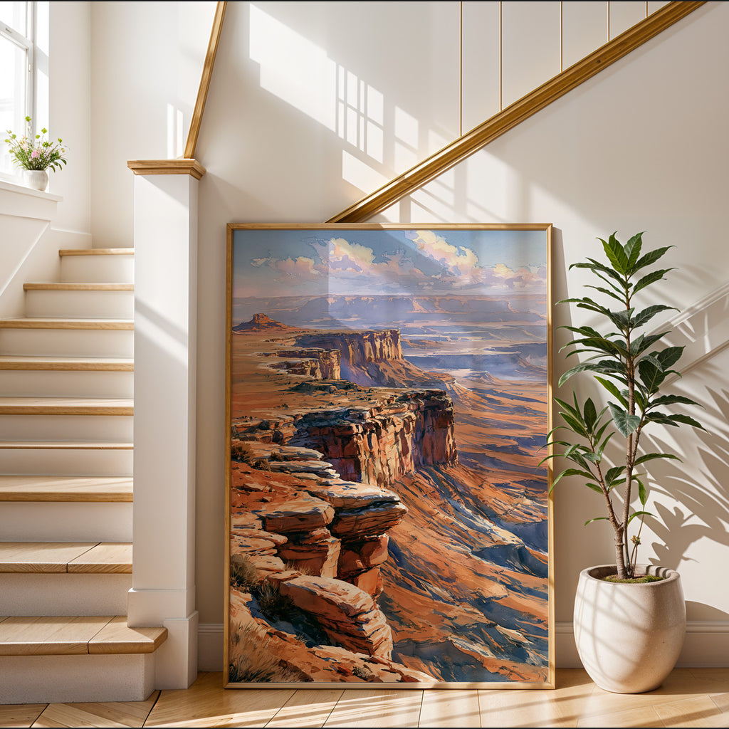 Canyonlands National Park Watercolor Art